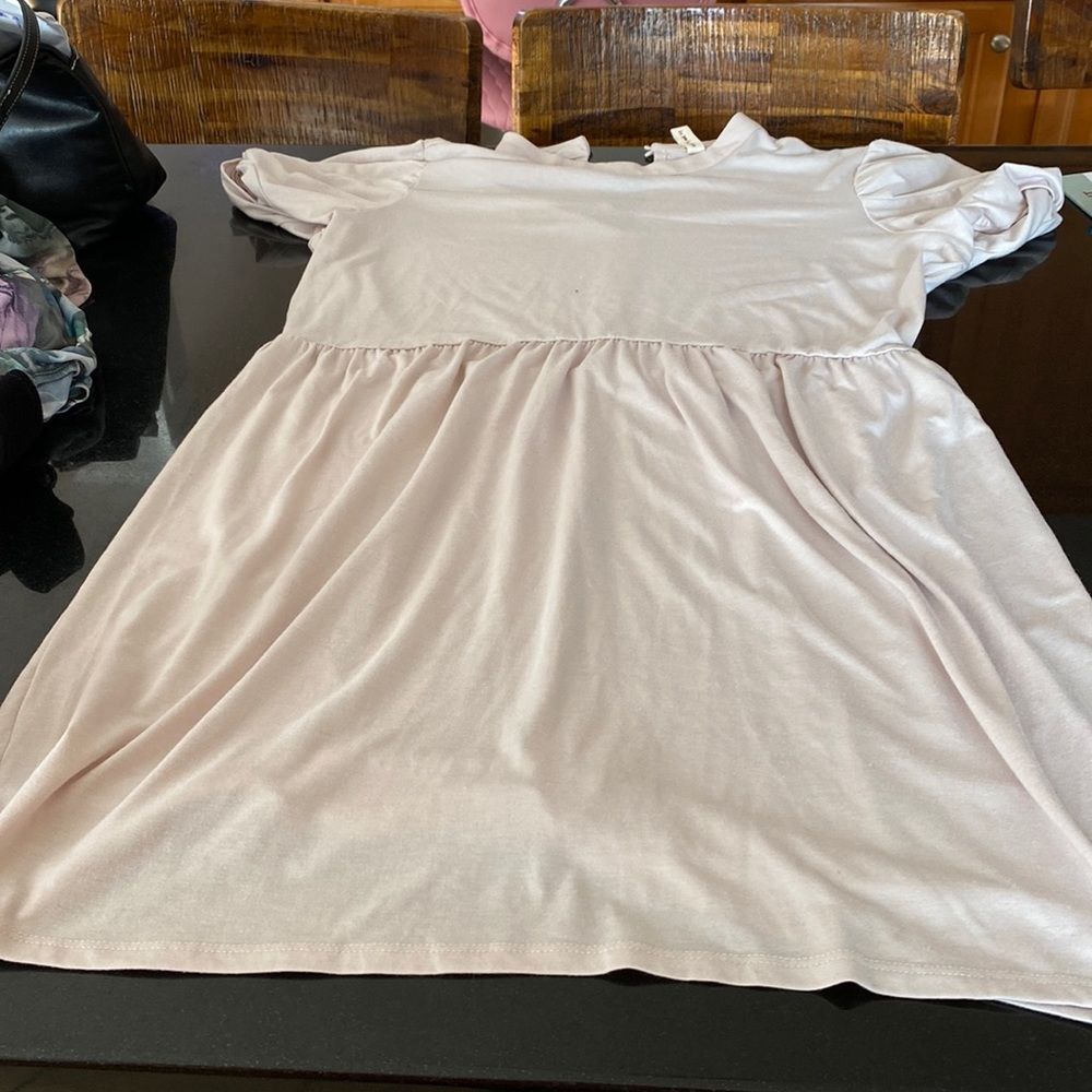 Bebop xL cream colored dress w/ knotted s/sleeves. great for over a bath…